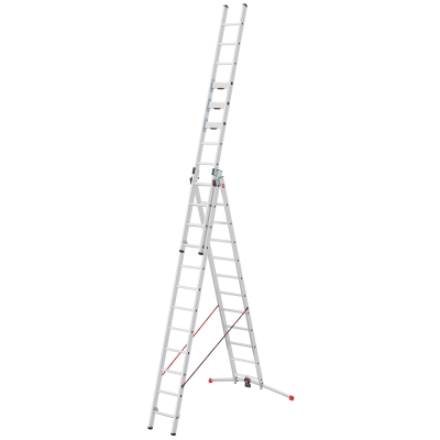 Drabina aluminiowa 3x12 S120 Hailo Pro (wys. rob. 8,78m)