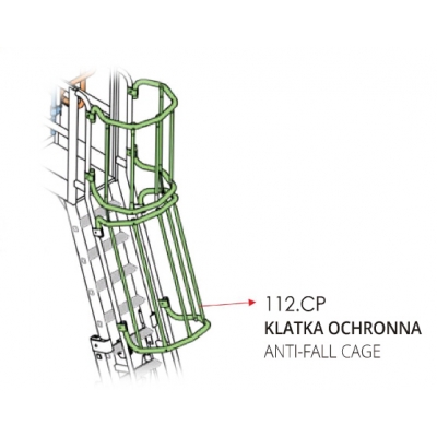 Klatka ochronna do drabin do obsługi pojazdów Faraone